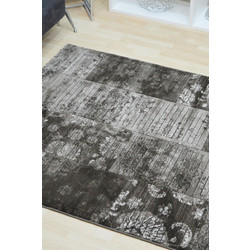 Sprintzio Tango Χαλί Ορθογώνιο Shaggy 160x230cm 7803 Silver