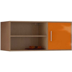 Εταζέρα Τοίχου Παιδική Νο. 43 100x43x30 Silky Oak-Orange Μελαμίνη