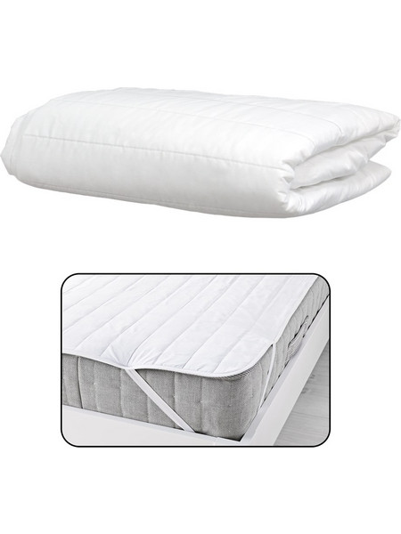 Προστατευτικό επίστρωμα 160x200cm καπιτονέ 120gr m2 με λάστιχα στις 4 γωνίες c373624