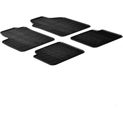 ΠΑΤΑΚΙΑ ΑΥΤΟΚΙΝΗΤΟΥ ΛΑΣΤΙΧΕΝΙΑ GLEDRING (0133) ΓΙΑ FIAT 500 2007-2012 ΜΑΥΡΑ 4ΤΜΧ