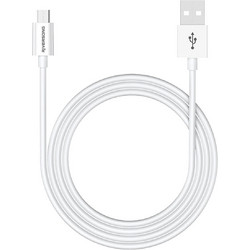Καλώδιο Micro USB RIVERSONG Lotus 08 CM71 1.2 Μέτρα Λευκό