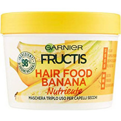 Garnier Fructis Nutriente Banana Hair Food Μάσκα Μαλλιών για Επανόρθωση 390ml