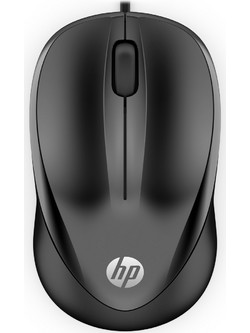 HP 1000 Ενσύρματο Ποντίκι Black