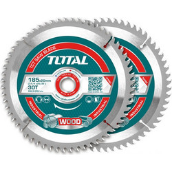 TOTAL TAC231410 Δίσκος Ξύλου 30T Φ185mm 2τμχ