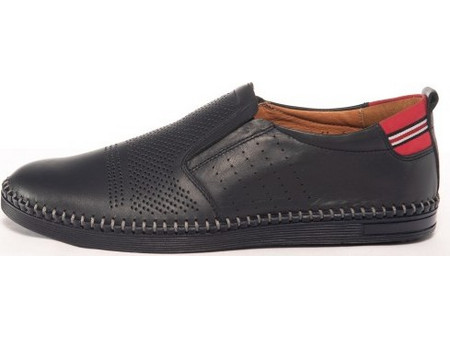 Boxer Ανδρικά μοκασίνια-loafers 21179 12-516 μπλέ δέρμα