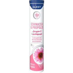 Quest Echinacea & Propolis 20 Αναβράζοντα Δισκία