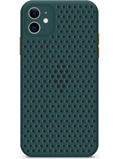 Θήκη Breath TPU Back Cover Σιλικόνης για iPhone 12 Mini - Σκούρο Πράσινο