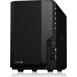 Synology DiskStation DS220+ NAS Tower με 2 Θέσεις για SSD / HDD και 2 Θύρες Ethernet