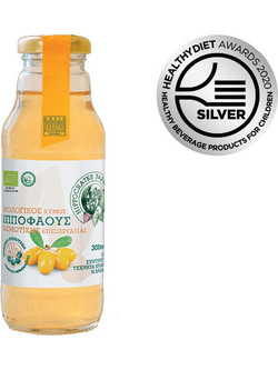 Hippocrates Farm βιολογικός χυμός ιπποφαούς 300ml