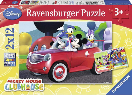Παιδικό Puzzle Ravensburger Disney Mickey Minnie & Friends 2x12pcs