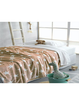Κουβέρτα Fleece, Μονή 160x240 Stars, Palamaiki