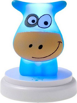 ΠΑΙΔΙΚΑ ΦΩΤΑΚΙΑ ΝΥΚΤΟΣ LED ΜΕ ΦΙΓΟΥΡΕΣ ΖΩΑΚΙΑ NAUGHTY COW
