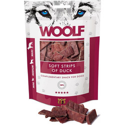 Woolf Soft Strips with Duck 100gr