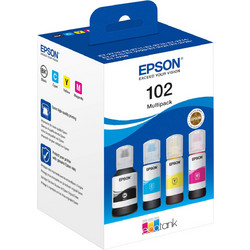 Epson 102 B/C/M/Y Πακέτο 4 Μελανιών Εκτυπωτή Inkjet