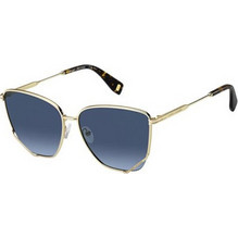 Marc Jacobs MJ1006/S 06J/GB Γυναικεία Γυαλιά Ηλίου Cat Eye Μεταλλικά Χρυσά με Μπλε Degradee Φακό