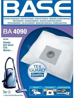 Base BA4090 Σακούλες Σκούπας 5τμχ Συμβατές με Σκούπα Dirt Devil / ETA
