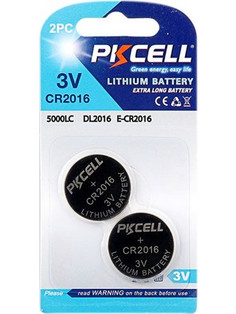 Pkcell CR2016 2τμχ