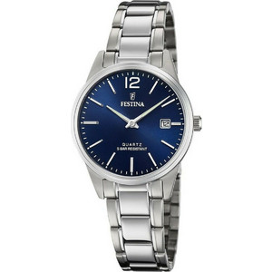 Festina Γυναικείο Ρολόι με Ασημί Μεταλλικό Μπρασελέ F20509/3
