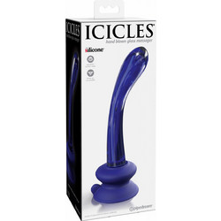 Pipedream Icicles No 89 Γυάλινο Dildo με Βεντούζα 18cm Μωβ