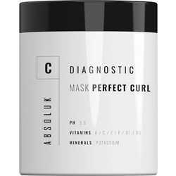 Absoluk Perfect Curl Μάσκα Μαλλιών για Όγκο & Φριζάρισμα για Σγουρά Μαλλιά 250ml