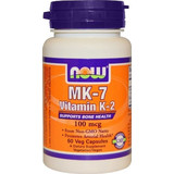 Now Foods MK-7 Vitamin K-2 100mcg 60 Κάψουλες