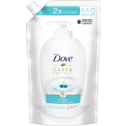 Dove Care & Protect Αντισηπτικό Κρεμοσάπουνο Refill 500ml