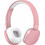 XO BE23 Ασύρματα Bluetooth Ακουστικά On Ear Ροζ