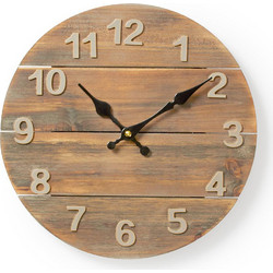 NEDIS CLWA002WD30 Wall Clock 30cm (Wood / Brown)