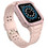 Hurtel Armored Θήκη & Λουράκι Σιλικόνης Pink (Apple Watch 42 / 44 / 45mm)