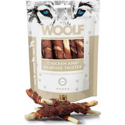 Woolf Chicken & Rawhide Twister 100gr