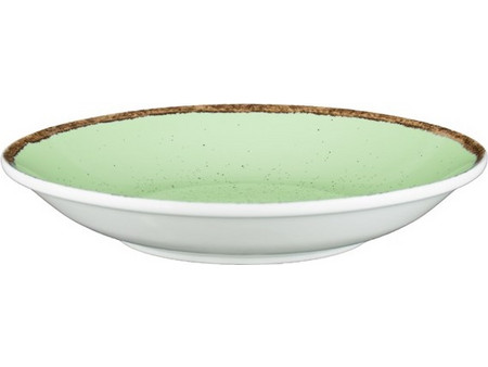 Lukanda Πιάτα Βαθιά Πορσελάνης Πράσινα 24cm 6τμχ 360A-DP-24