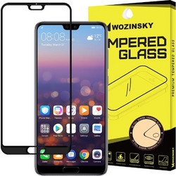 Screen Protector - Wozinsky Tempered Glass Full Coverage Full Glue Case Friendly for Huawei P20 Pro black