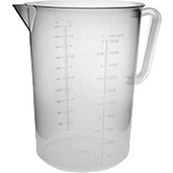 Κανάτα Μεζούρα πλαστική PP 2000ml φ15x20 8cm c377377