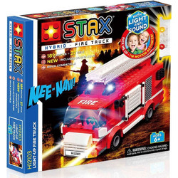Τουβλάκια Light-up Fire Truck (Σετ 216Τμχ) LS-H12103 Multi Light STAX