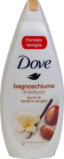 Gel Douche Dove Au Beurre De Karité Et Vanille - Format Familial 750 Ml, NEUF