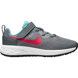 Nike Revolution 6 Παιδικά Αθλητικά Παπούτσια για Τρέξιμο Ανθρακί DD1095-006