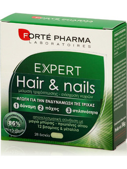 Forte Pharma Expert Hair & Nails Συμπλήρωμα Διατροφής κατά της Τριχόπτωσης 28 Ταμπλέτες