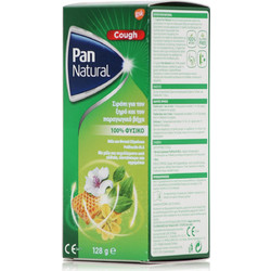 GSK Pan Natural Φυτικό Σιρόπι για Ξηρό & Παραγωγικό Βήχα 128gr