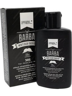 Imel Barba Men΄s Color Touch Grey-Black 301 Gel για Γένια 60ml