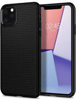 Spigen Liquid Air Back Cover Black (iPhone 11 Pro Max)