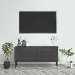 vidaXL Έπιπλο Τηλεόρασης Μεταλλικό Μ105xΠ35xΥ50cm 336231