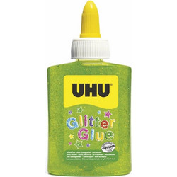 Κόλλα UHU glitter 88.5ml/90gr shiny πράσινο