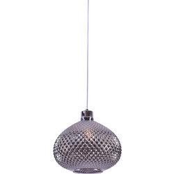 Home Lighting Ilenia Κρεμαστό Φωτιστικό Οροφής Μονόφωτο E27 Ανθρακί SE4286-01 77-3739