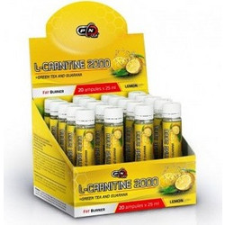 Pure Nutrition Carnitine Green Tea & Guarana Lemon Συμπλήρωμα Διατροφής με Καρνιτίνη 2000mg 25ml