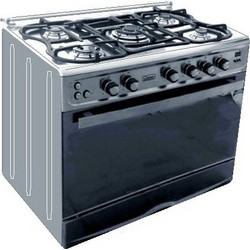 Din-Gas Diamond 9605DI Κουζίνα Αερίου 109lt με Εστίες Αερίου 90cm