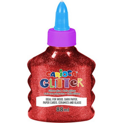Χρυσόσκονη Με Κόλλα - Glitter Glue Carioca Pink-Purple 88ml 42117/41