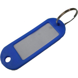 Ταμπελάκι για κλειδιά με κρίκο Foska Key Ring 1 τεμ. Μπλε