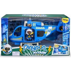Giochi Preziosi Pinypon Action Φιγούρα & Ελικόπτερο Αστυνομίας