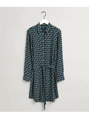 Gant Mini Καθημερινό Φόρεμα Σεμιζιέ Navy Μπλε 4503173-409