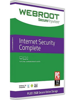 Webroot Internet Security Complete για 3 Συσκευές και 1 Έτος Χρήσης (Ηλεκτρονική Άδεια)